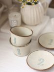 画像1: 益子焼　oldwhite　切立すうじカップ　1